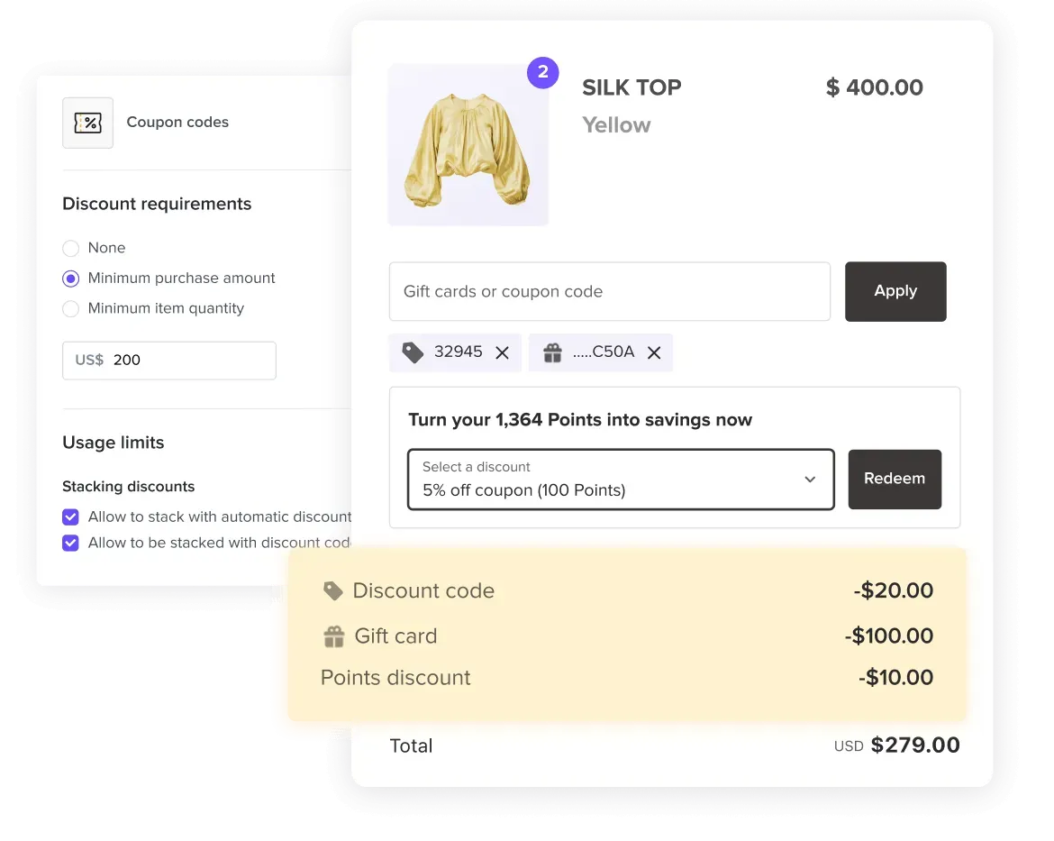 Enhance your offers with stackable rewards and incentives
