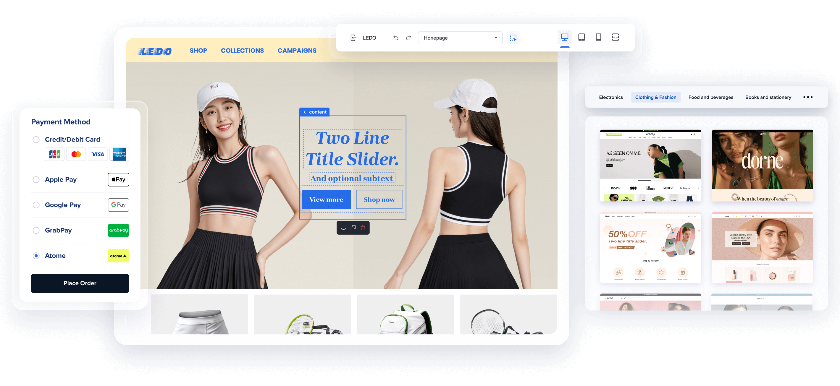SHOPLINE快速建站、稳定支付、海量模版