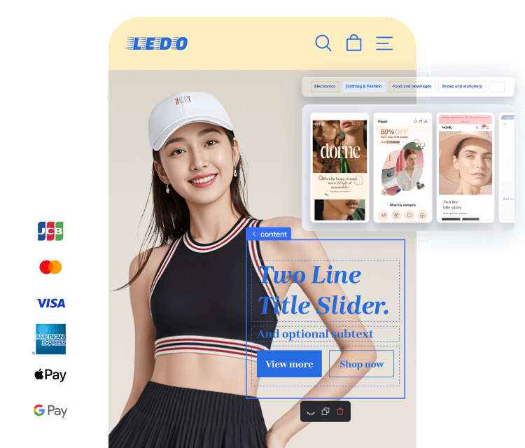 SHOPLINE快速建站、稳定支付、海量模版